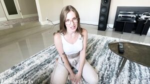 EmmaRuby - POV Your Nerdy ROOMMATE Makes You CUM Before A Date | Emma Ruby