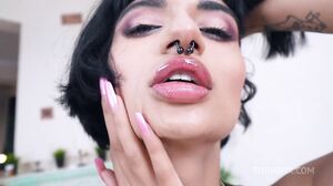 Candy Scott - WET TRIPLE SET, Hot Slut Gets a Powerful DVP DAP TP and Lots of Drink in Her Mouth From Four Huge Cocks