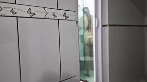 renatasurtada - I had to use the bathroom with her in the shower!