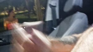 renatasurtada - Risky masturbation for a redhead who was at the bus stop.