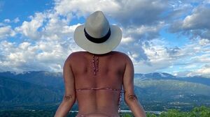 Cute Colombia teen Mell Blanco first time in Yummy Estudio taking on 3 big black cocks doing DAP, DP