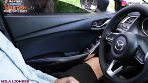 Mila Lioness - A Stranger Calling Herself A "Dick Hunter" Helped Me Cum. Jerking Off "On Dry!?You Can't Do That!