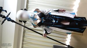 Miracle Icup Cosplay F×O mo gun god breast Icup Paizuri made me feel good. She also has a nice Paizuri with clothes on! Finally, she has a raw insertion!