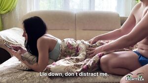 Frintteza - Hot MILF StepMom and StepSon Share a Bed