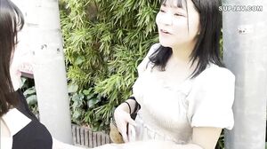 Ayu and a classmate with big tits. They get drunk and do whatever they want with their cocks. They are fighting each other to get inside of her. No