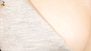 Dekami Kobayashi, slender with H-cup beautiful big boobs and big tits, in CK style underwear, oil massage and cum inside her pussy.