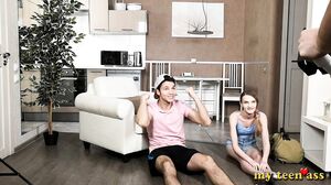 ValterKaro - Flexible cutie Olivia on the set of porn - fucked in the ass by a big dick