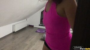 LifeKife - Blow job from a fitness trainer. Sex in a fitness club.