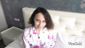 Vira Gold - Fucked a skinny step daughter pouring sperm on her little ass