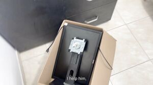 Julianapalvin - I give my new neighbor the best fuck ever in exchange for fixing her computer. I cum rich.