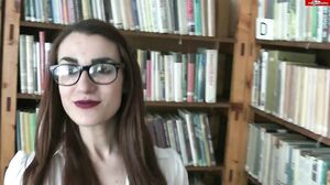 In der BÜCHEREI ANAL gefickt !!! UNGLAUBLICH!!!! mit Nikki-Heat