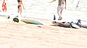 Gutsy pickup at the beach for summer memories! She takes her friend who lives in the riverside for real masturbation and gets a slutty gal!