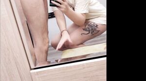 My Slut Stepsister - My stepsister likes to shoot our sex on selfie camera. And she loves cum on her face.