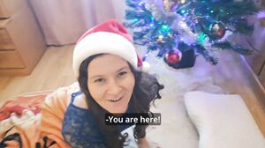 Grustina Nectaria - Russian Santa fucked the girl under the christmas tree