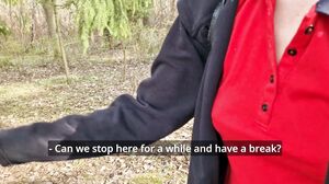 Grustina Nectaria - Shy Russian girl gave me slobbery blowjob on a first date in the wood!