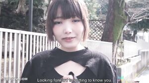Moka-chan has a great style and beautiful tits, after giving me a lot of blowjob, she penetrates my smooth pussy.