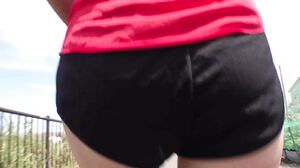 T-38017 Tanning Club Activity Beautiful Girl Chin Fallen Meat Urinal Suzu Mea Seira