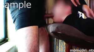 Beautiful wife NTR training. She is forced to cum and squirt all over the place with a vibrator in her slim and big ass!