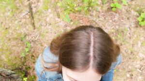 NikaBunny69 - I went for a walk after fucking at home and decided to suck him off again and swallow cum outdoors 2