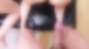 Erotic body and big tits OL and erotic married woman who loves to be served gave a full body licking and then had fun in extreme reverse threesome play!