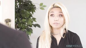 Gia DiBella - KinkySpa - Gia Dibella shows a walk-in customer what Kinky Spa is all about Andreia