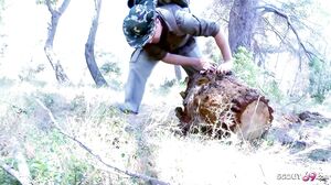 Scout69 - Boy scout seduces skinny teen Susi Gala and fucks her outdoors