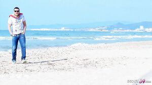 Scout69 - Stranger guy talks to skinny MILF Zaza La Coquine and fucks her on the beach