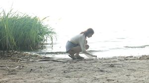 Molly - Relaxing On A Blanket in 4K