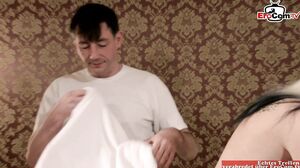 EroCom - Sexy blonde woman oiled up for the sex massage