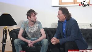 EroCom - Real young couple at German amateur porn casting