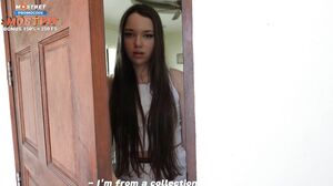 Deluxe_Bitch - Poor Student couldn't Pay off the Debt Collector. had to Give her a Reprieve with Sex