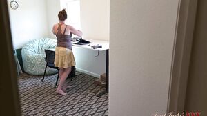 Your Stepmom Autumn Caught You Spying on Her Trying on Panties