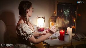 Kate Kravets - On Halloween Night I Accidentally Summoned a Lust Demon and she Fucked my Stepbrother