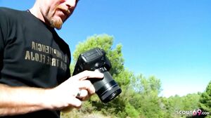 Scout69 - Skinny teen Kimy Blue gets fucked hard by boyfriend outdoors