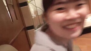 A simple amateur with small breasts, first sex video