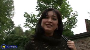 Ela - Curvy Big Breasted Pierced MILF Shows All During Our Naughty Interview With Us