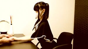 A cute 20-year-old with a small bust and a full-on cleavage!