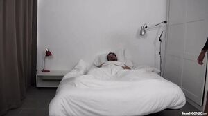 French Gonzo - Asian housekeeper gets sodomized by her client