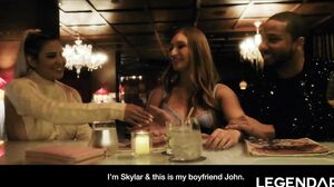 Caitlin Bell, Skylar Snow - Three The Hardway Xxx Vol. 6