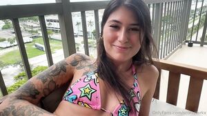 Charlotte Mae - Public Balcony Sex With Horny Step Sister