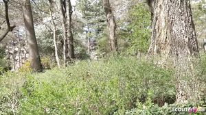 Angel Emily - Skinny College Teen Emily Talk to Fuck at Street