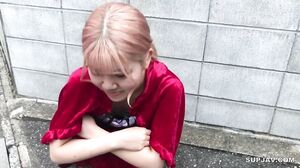 First time shooting※20years old vocational student Red hood girl gets eaten by wolf “There…no…” Making Halloween cocks with wolf’s fat dick