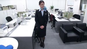 PYU-425 Beautiful Flight Attendant Acme Flight In The Office