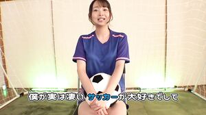 VOTAN-109 Soccer Loving Girls Try Hat Trick Lascivious Sex Squeezing 3 Shots of Semen!