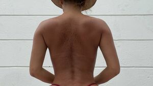 Big butt latina Vitoria Beatriz enjoys some intense DP with 4 big cocks, anal rimming and footjob