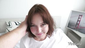 Liza Ginger - First Vaginal Sex 18yo Beautiful Liza with her StepDad VG412