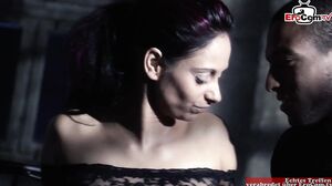 EroCom - German slut gets all holes fucked in a threesome