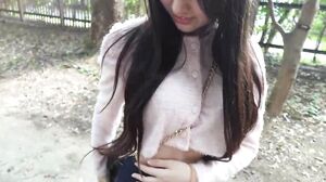 First time shooting and face to face! Miki is a beautiful white F-cup college student with beautiful big tits who is covered in perverted desires because she is so innocent! She is so happy to expose her navel and indecent exposure that she usually never