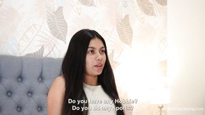 Jaqueline 18 years sex casting uncensored in HD