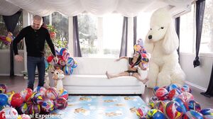 (WET) Submissive Italian Teen Bambolina first time Anal and Pee Drinking, Anal sex, Gape, rough sex, cum and Pee on open ass